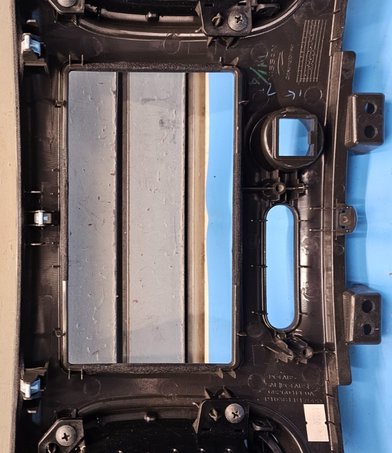 🔥09-14 Nissan Cube Front Dash Center Radio Trim Bezel Panel Black OEM