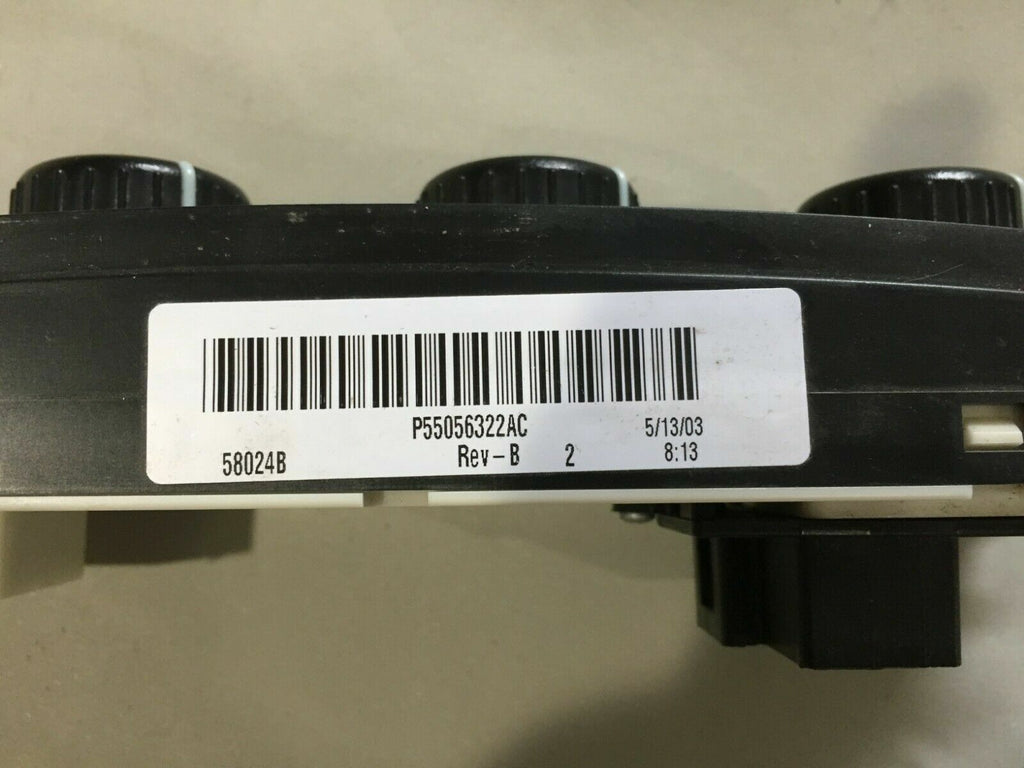 🔥02-05 Dodge RAM Heater A/C Climate CONTROL Unite / Manual 1 Button P55056322AC