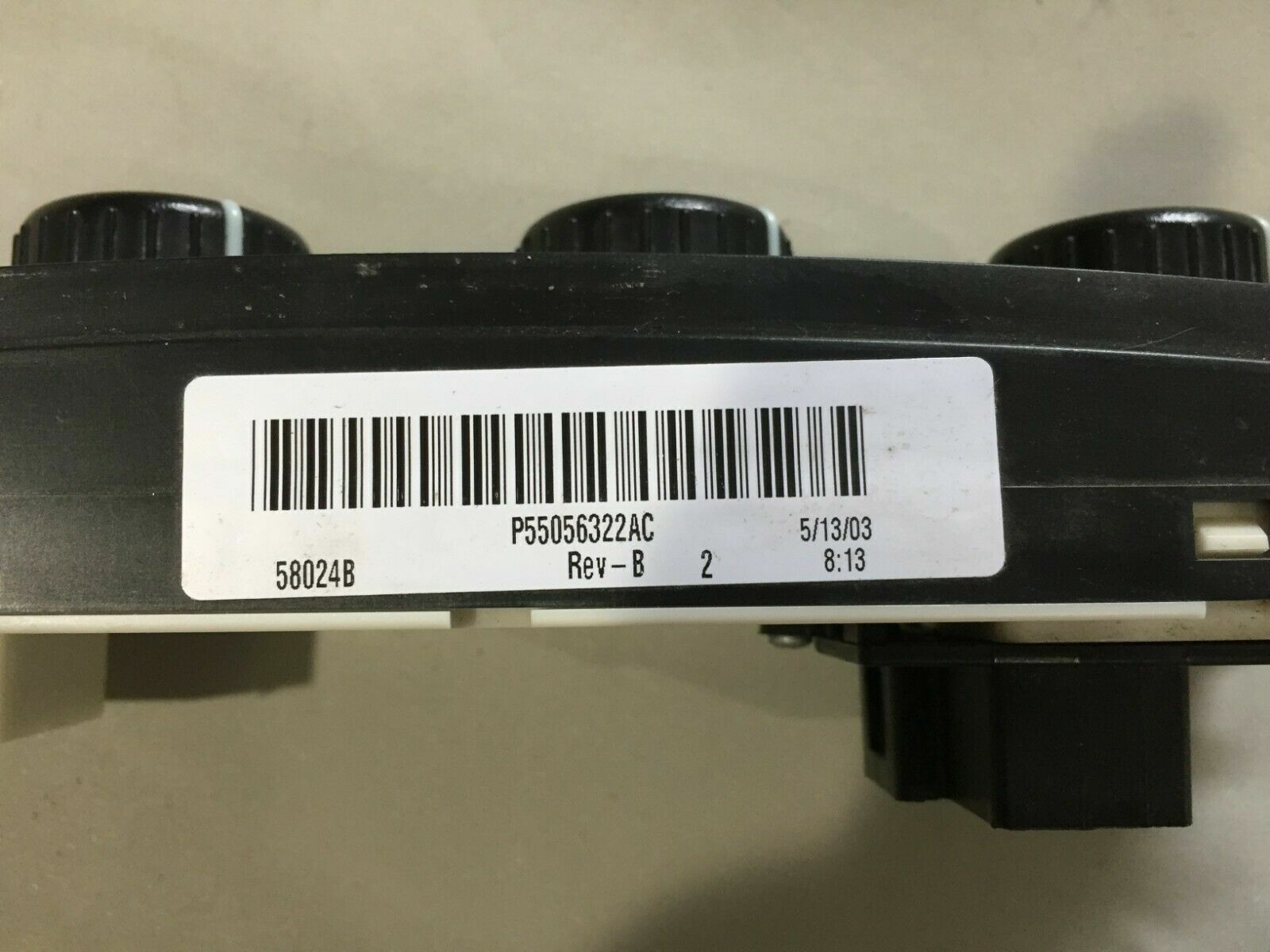 🔥02-05 Dodge RAM Heater A/C Climate CONTROL Unite / Manual 1 Button P55056322AC