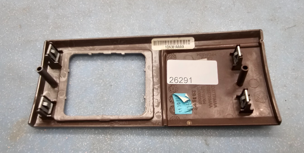 🔥08-10 Grand Caravan Town Country Dash Headlight Switch Bezel Trim Silver/Wood