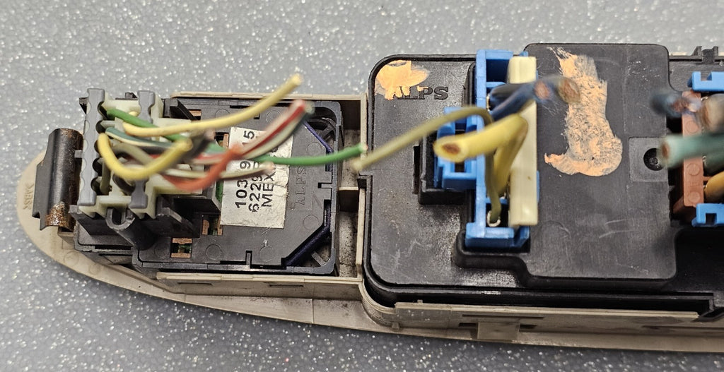 🔥02-07 Rendezvous Impala Left Driver Master Power Window Door Switch Lock Tan