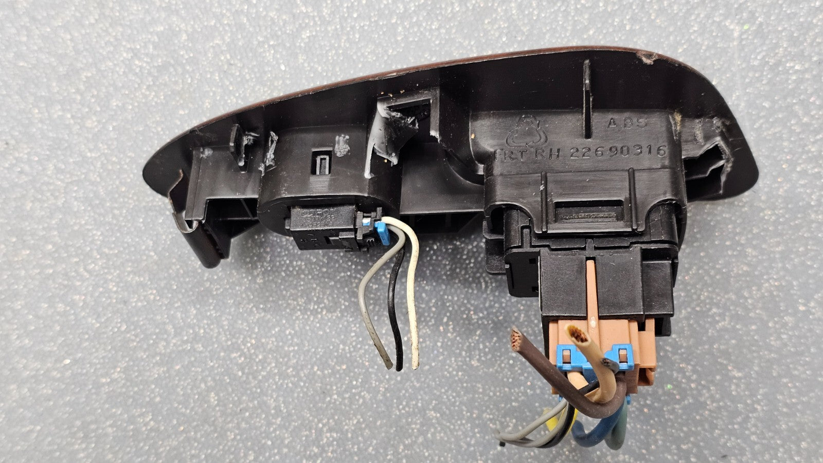 🔥04-07 Chevy Malibu Front Right Passenger Power Window Door Switch Lock Wood