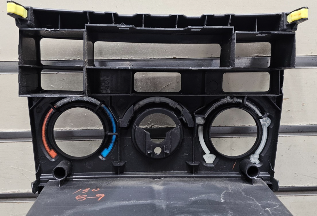 🔥03-08 TOYOTA COROLLA CENTER DASH CLIMATE CONTROL BEZEL TRIM PANEL BLACK OEM