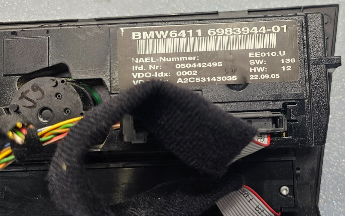 🔥07-09 BMW 323i 328i 335i AC Heater Dash Center Climate Control Temperature OEM