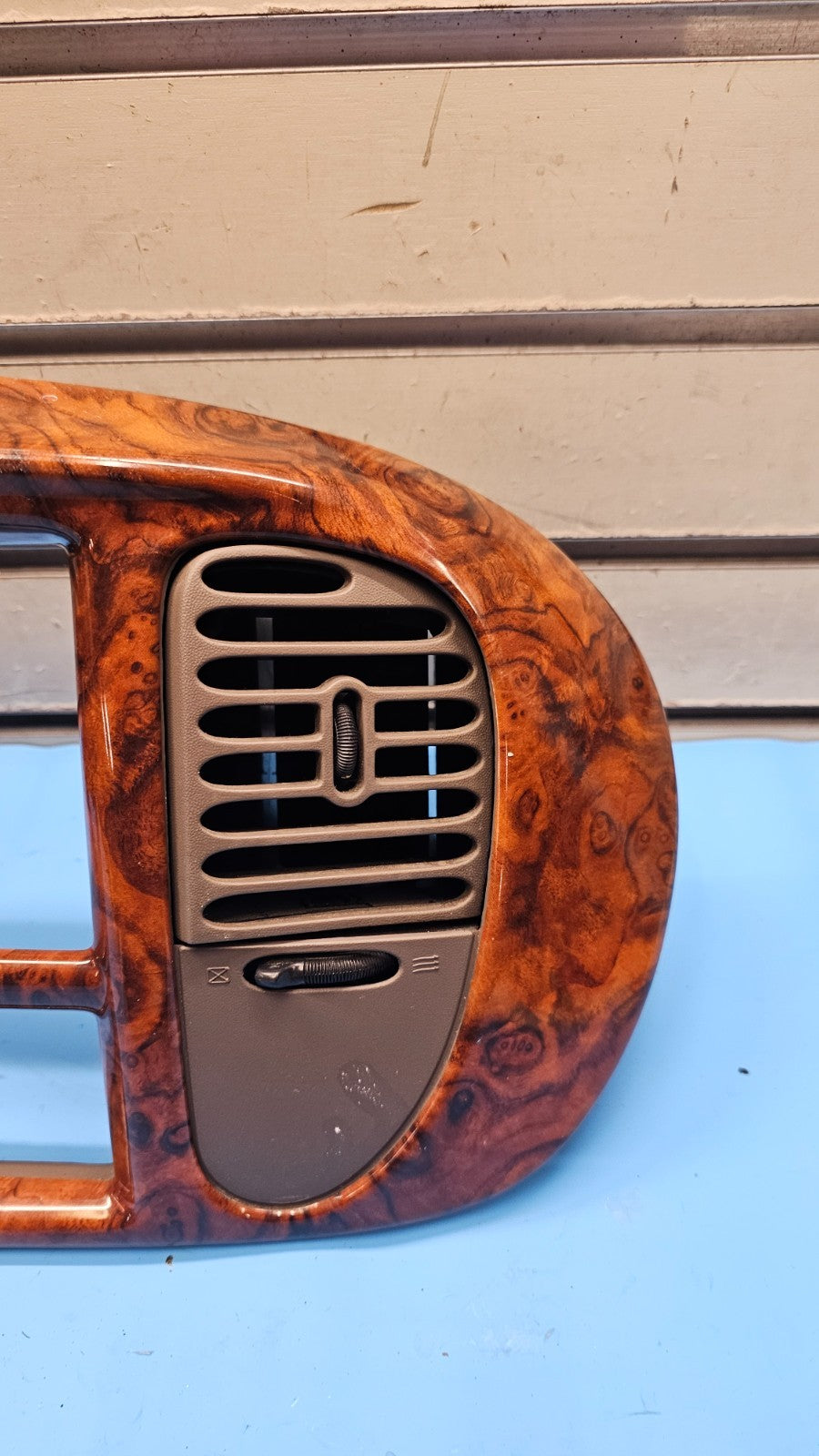 🔥97-03 Ford F150 Center Dash Radio Climate Trim Stereo Display BEZEL Panel Wood