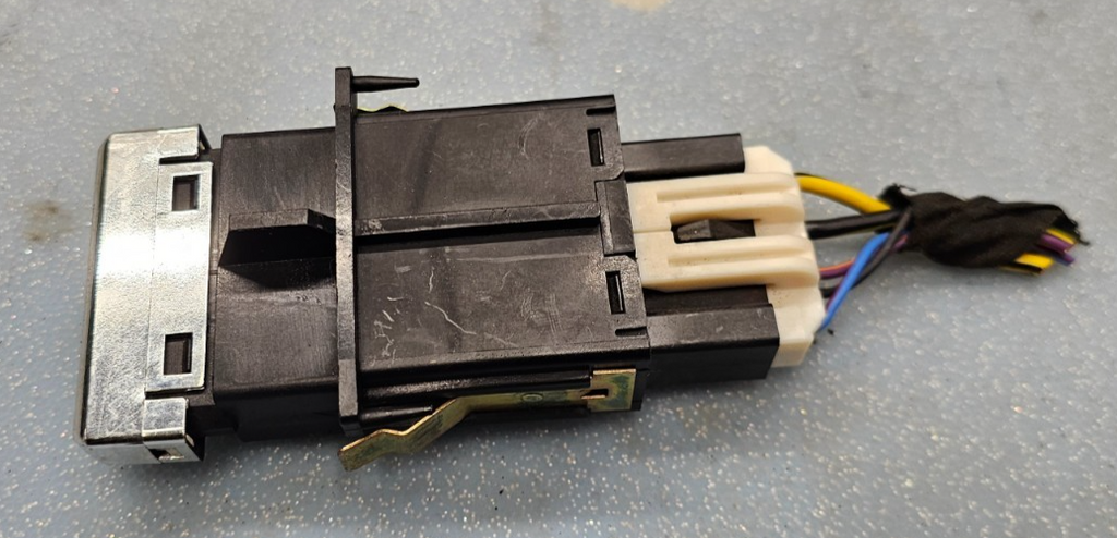 🔥1989-1993 Mercury Grand Marquis Rear Defrost Switch Silver OEM