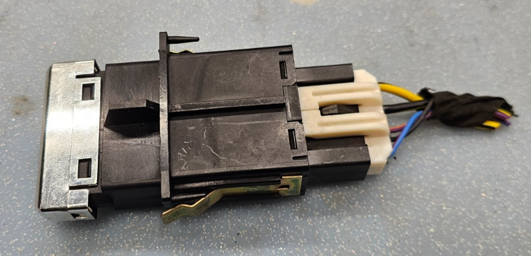🔥1989-1993 Mercury Grand Marquis Rear Defrost Switch Silver OEM