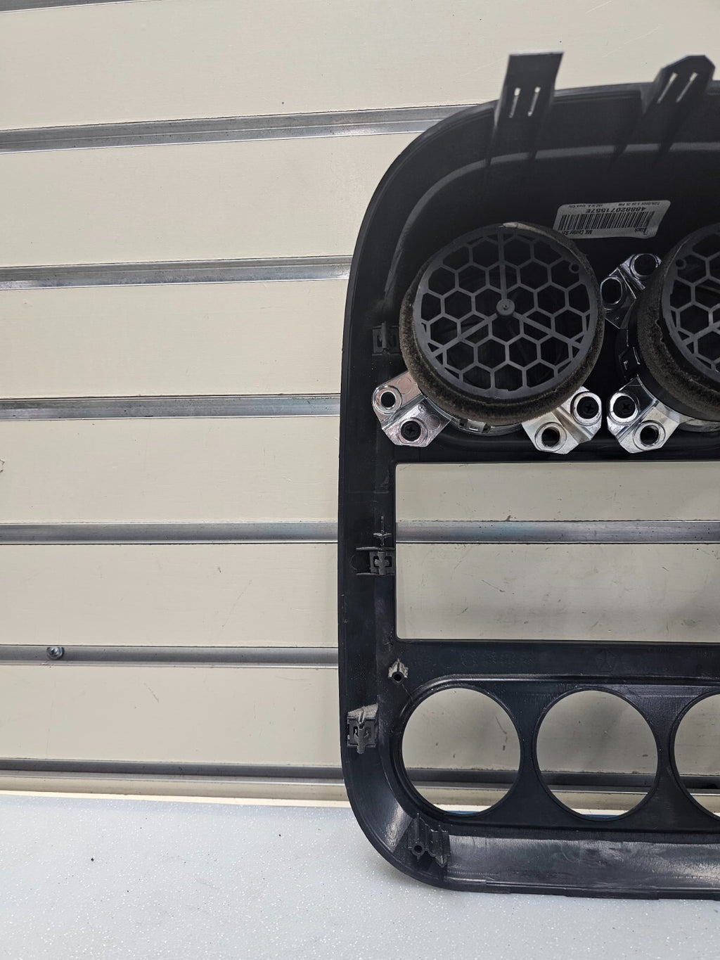 🔥10-16 Jeep Compass Patriot Center Radio Climate Dash Trim Bezel Vents BLACK