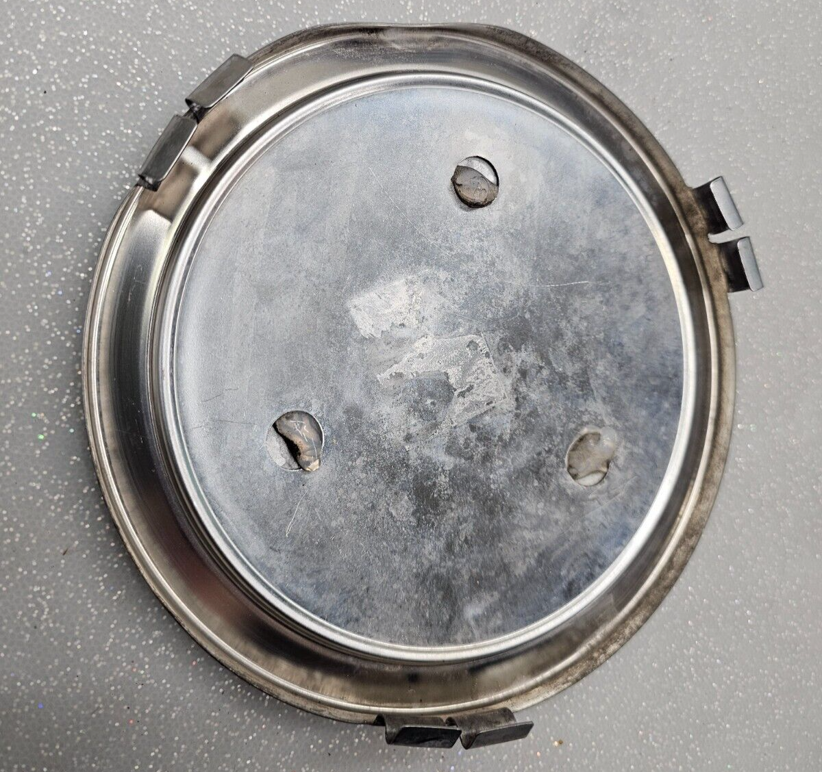 88-91 Cadillac Deville Front Rear LH/RH Wheel Center Cap Hubcap Silver Lower OEM