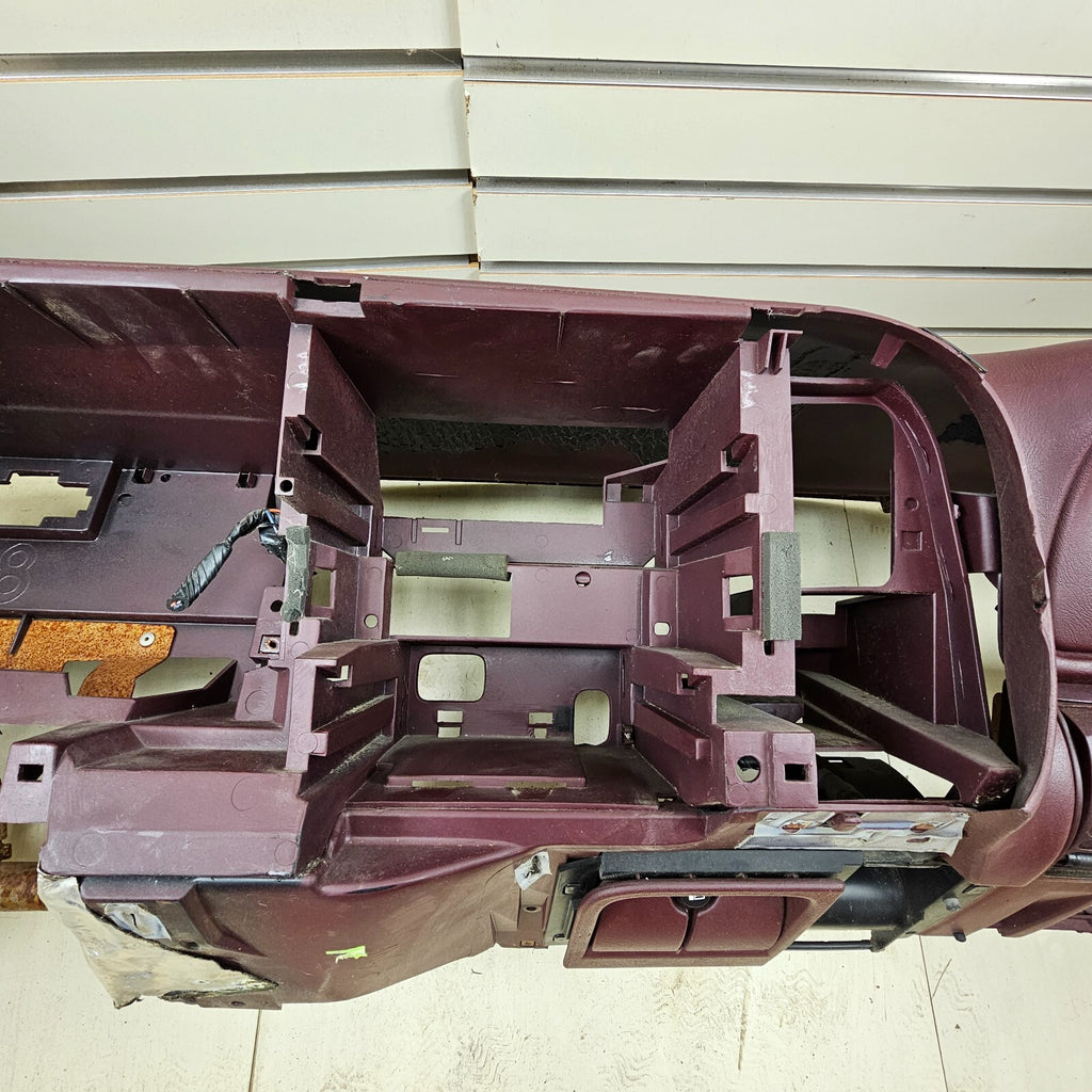 🔥95-99 CHEVY GMC SILVERADO C/K Dashboard DASH CORE Frame Mount DARK RED DB2