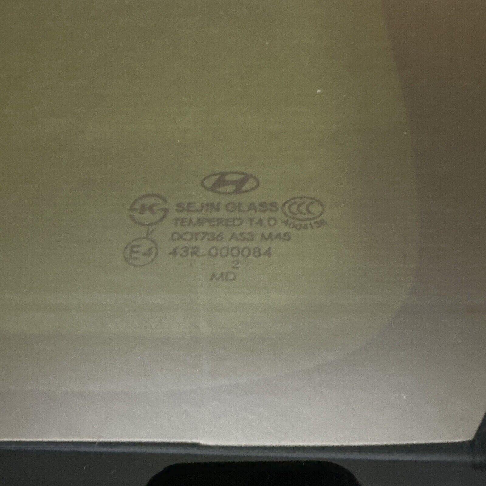 🔥11-16 Hyundai Elantra Sedan Upper Sun Roof Retractible Motorized Window Glass