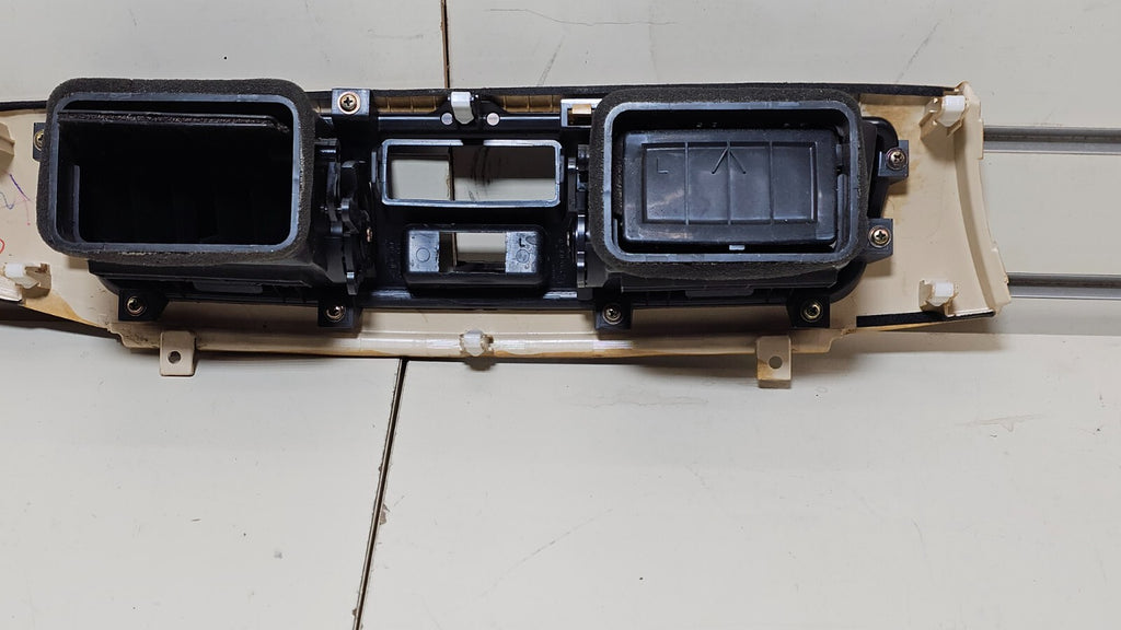 🔥02-07 Mitsubishi Lancer Dash Front Center Trim Bezel Panel Air Vent Woodgrain