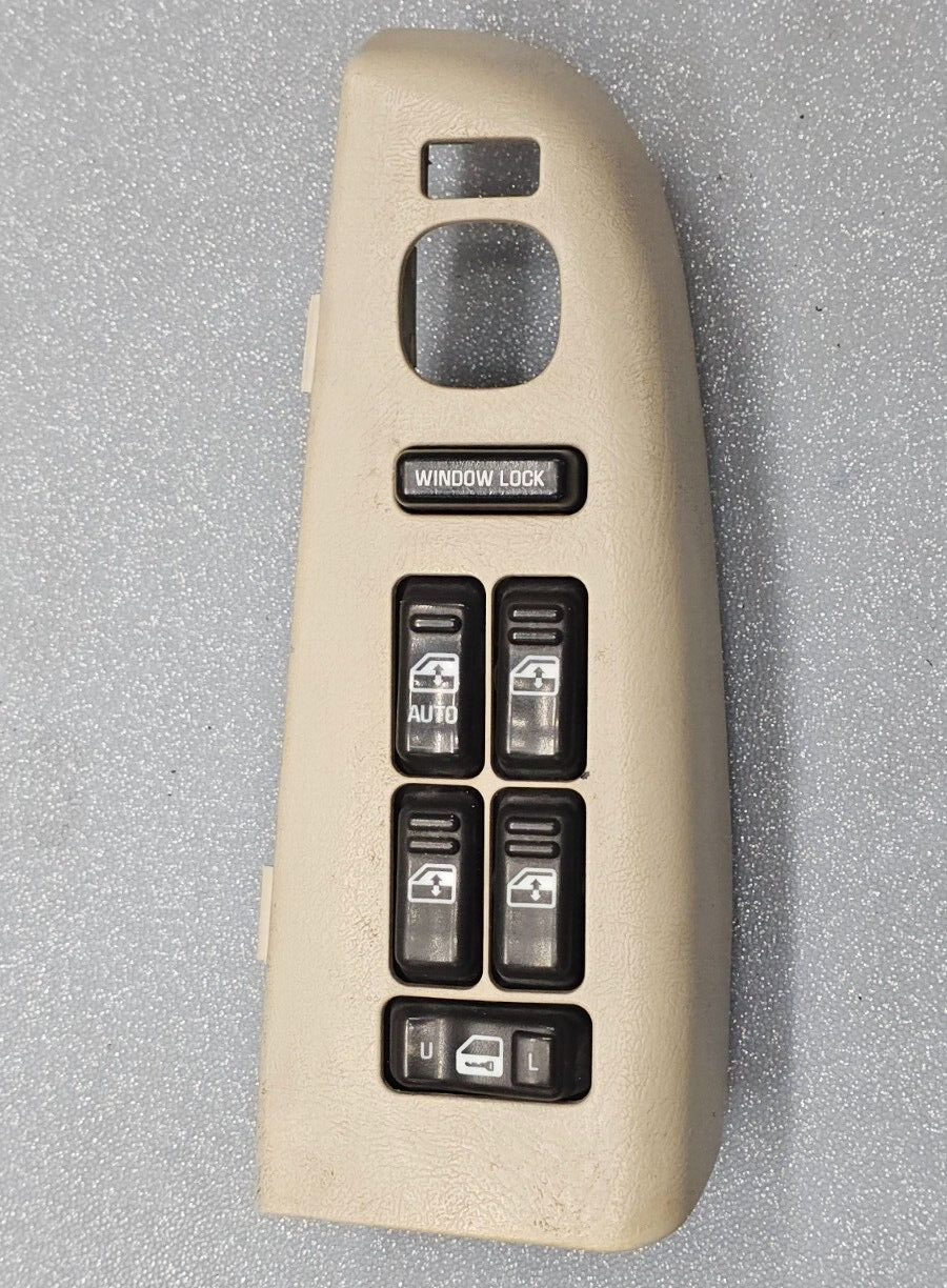 🔥99-02 Silverado SIERRA 4 Door Left DRIVER Master Power Window Switch Tan WS4
