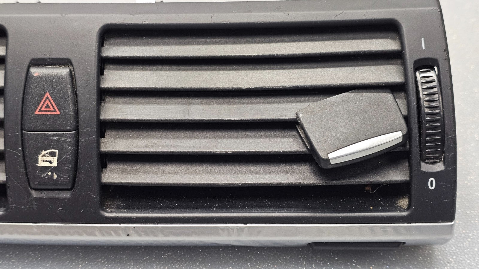 🔥07-13 BMW X5 X6 Center Dash AC A/C HVAC Air Vent Heater Panel Bezel Black