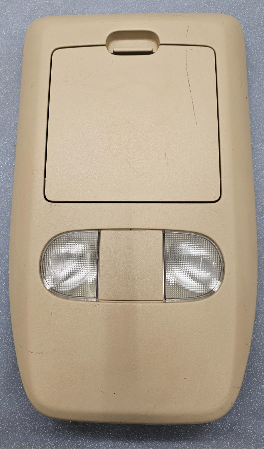 🔥04-08 Ford F-150 F150 Overhead Console DOME Light Lamp Roof Storage Tan