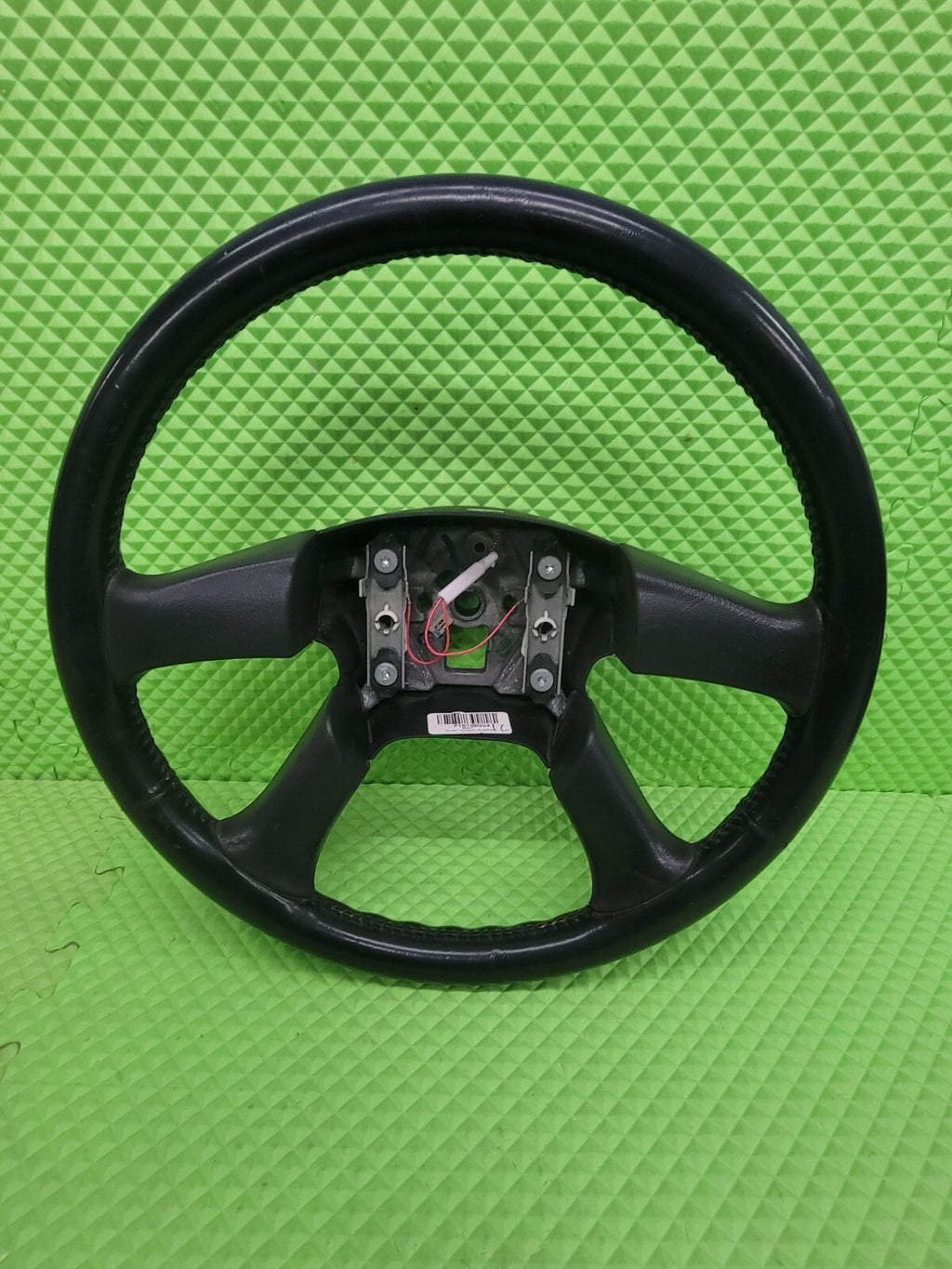 🔥03-06 SILVERADO SIERRA YUKON TAHOE SUBURBAN STEERING WHEEL LEATHER BLACK