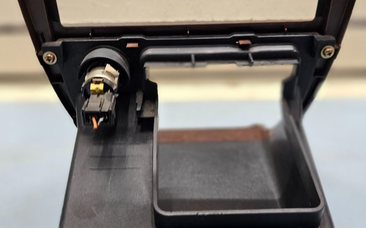 🔥1998–2001 Nissan Altima Center Dash Radio Climate Trim Panel Woodgrain OEM