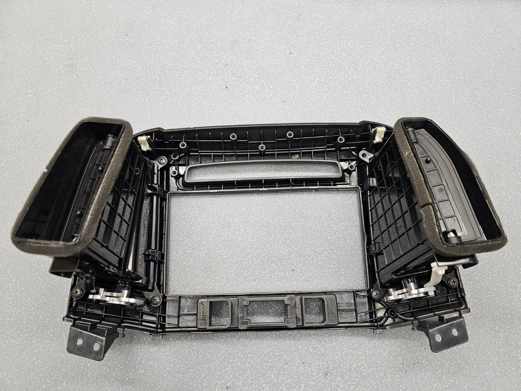 🔥10-12 Hyundai Santa Fe Dash Radio Surround Bezel Climate Trim Panel Black B53