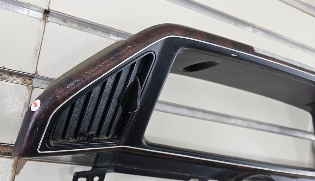 🔥87-91 Ford F150 F250 BRONCO Dash Instrument CLUSTER Bezel Speedometer Wood