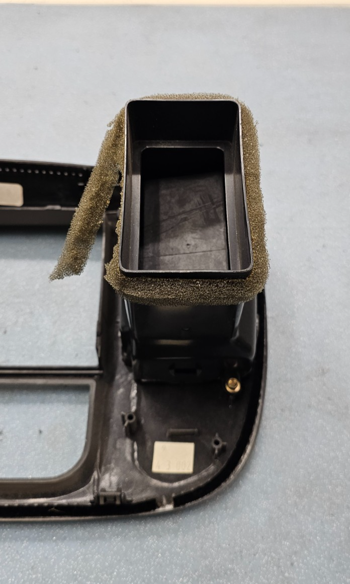 🔥97-03 Ford F150 Center Dash FM Radio Climate Trim Stereo BEZEL Panel DK TAN B1