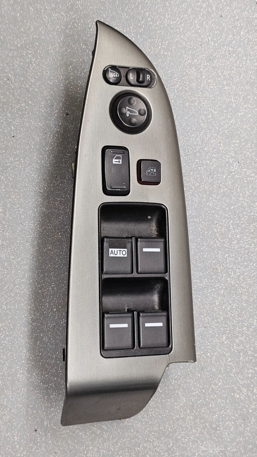 🔥05-10 Odyssey LH Left Driver Master Door Power Window Switch Push Pull Silver