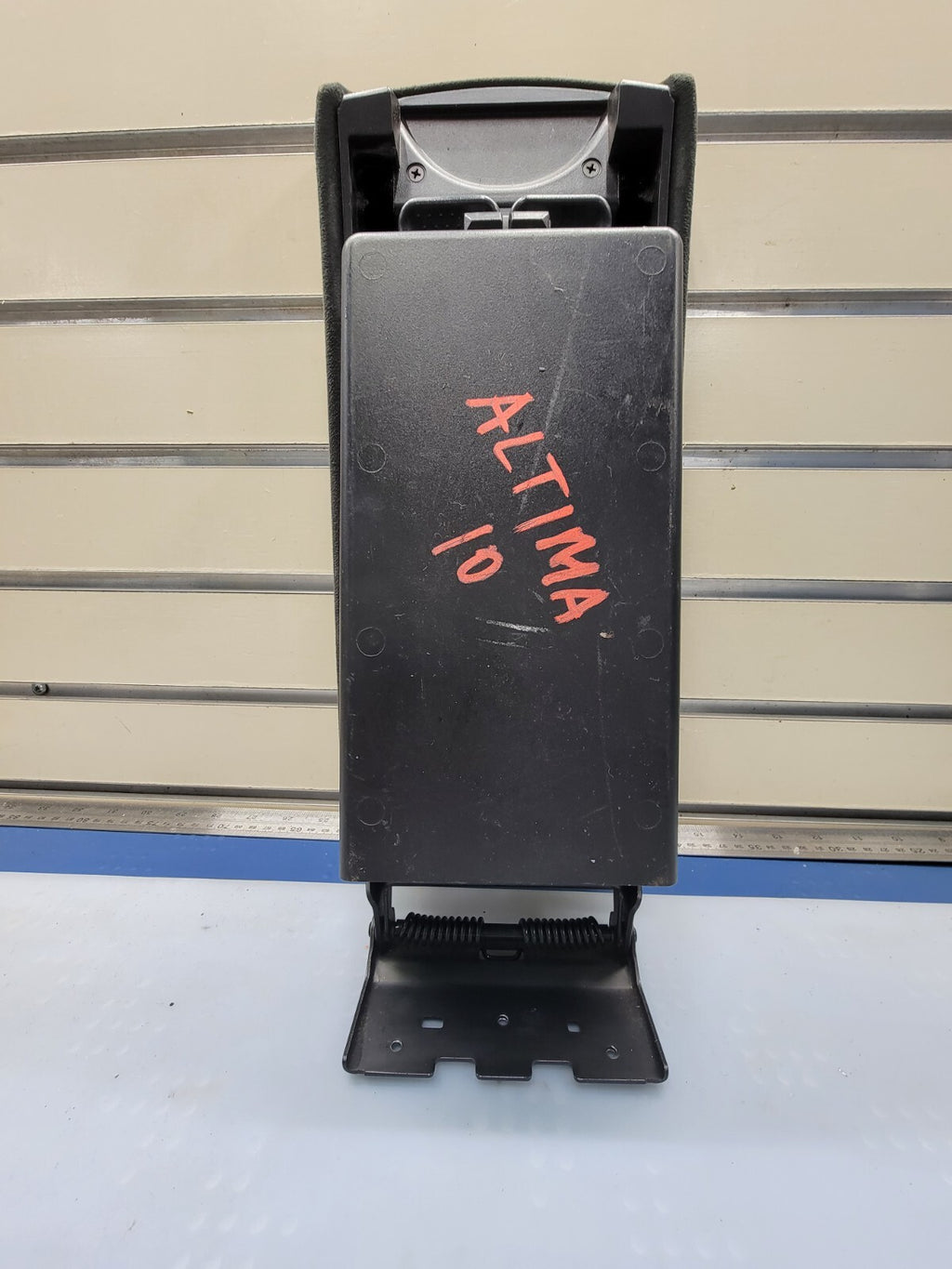 🔥2007-2012 Nissan Altima Complete Center Console Lid/Armrest Black OEM