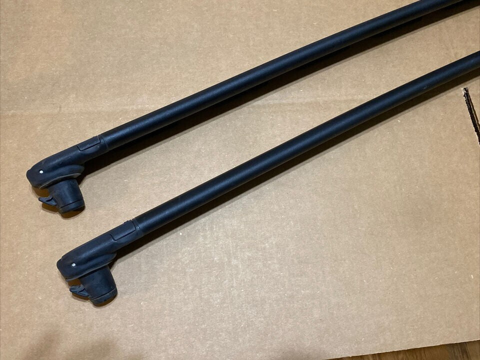 🔥2010-2014 Subaru Outback Upper Roof Rack Crossbars Set Pair OEM