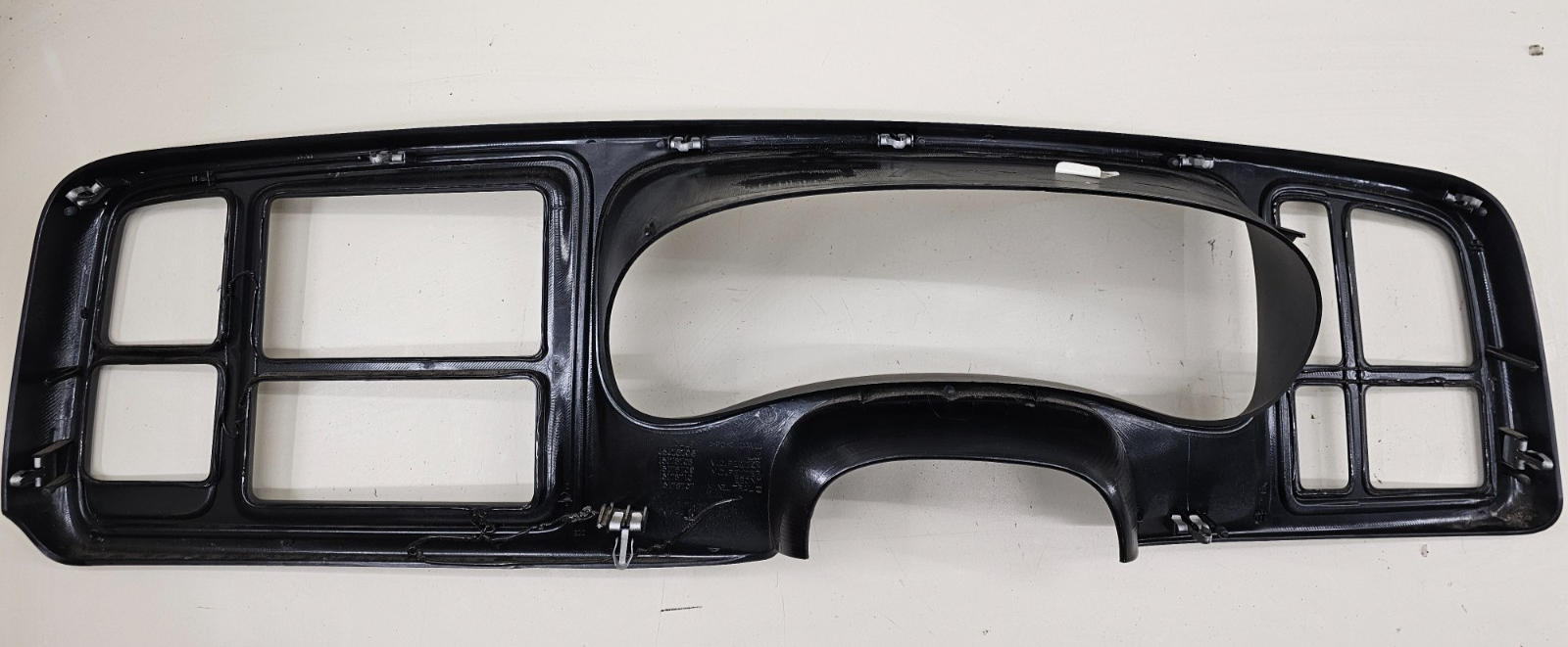 🔥03-06 CHEVY GMC Dash INSTRUMENT Cluster Speedometer Trim PANEL Bezel Black C5