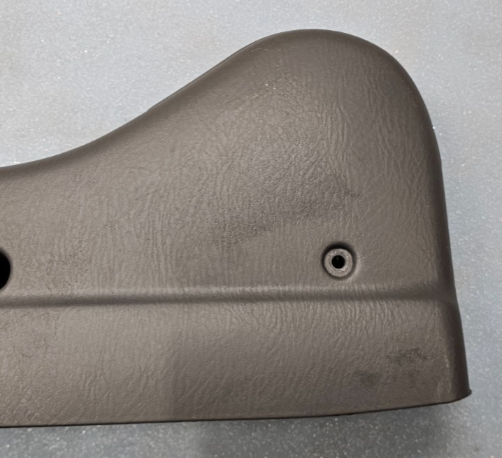 🔥03-08 HONDA PILOT GRAY LEFT DRIVER RECLINE POWER SEAT COVER TRIM PANEL BLACK