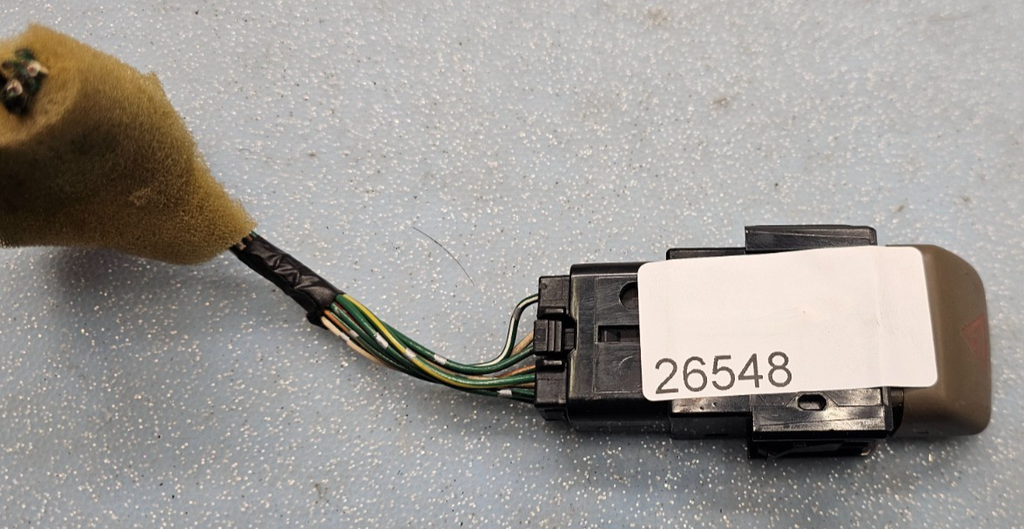 98-02 COROLLA 05-10 AVALON HAZARD EMERGENCY LIGHT SWITCH DRIVER ASSEMBLY DK TAN