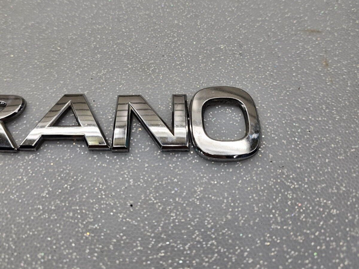 🔥2003-2007 Nissan Murano Emblem Logo Letters Badge Trunk Gate Rear Chrome OEM