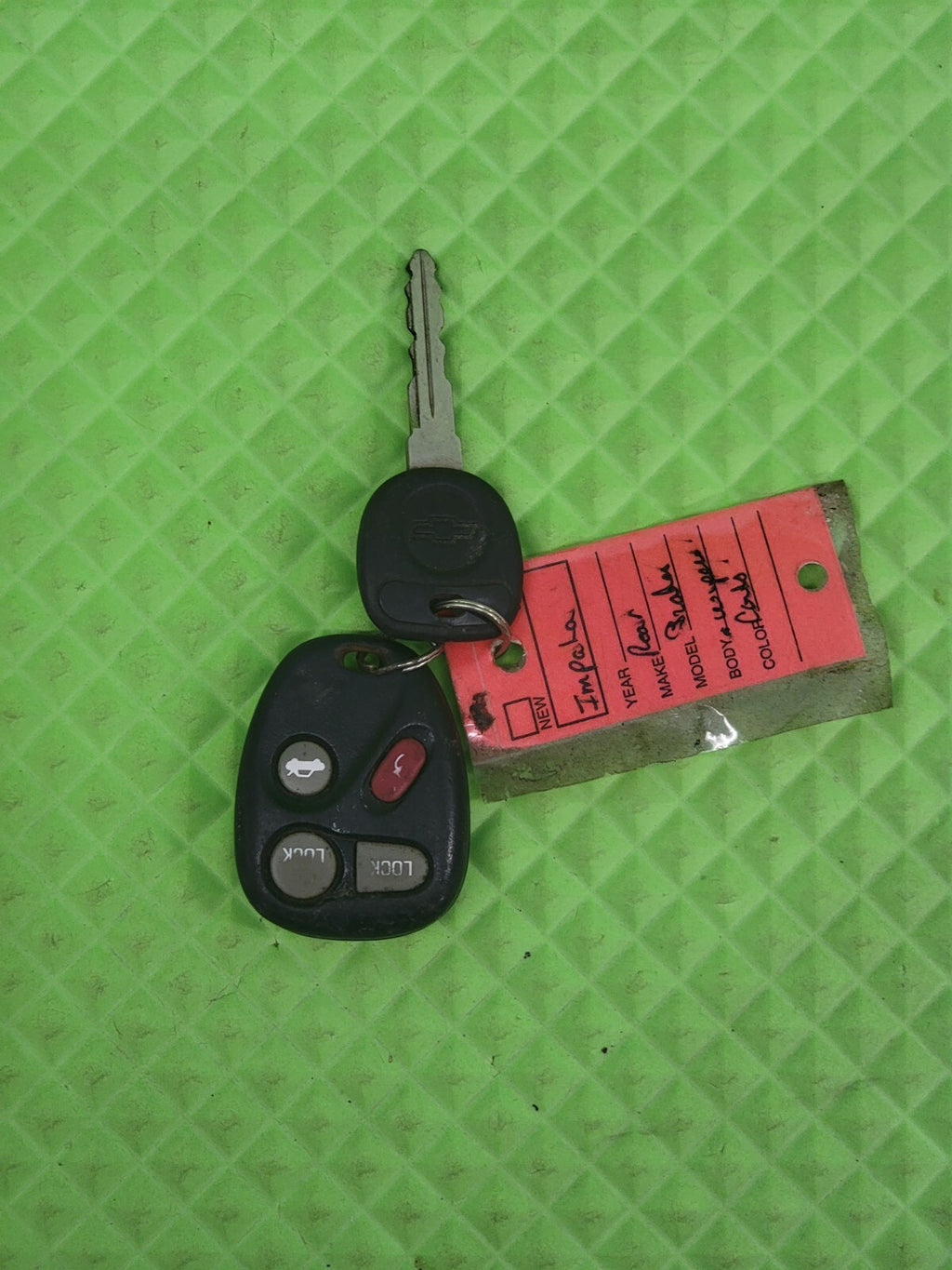 🔥 2001-2005 CHEVROLET PONTIAC KEY FOB & KEY