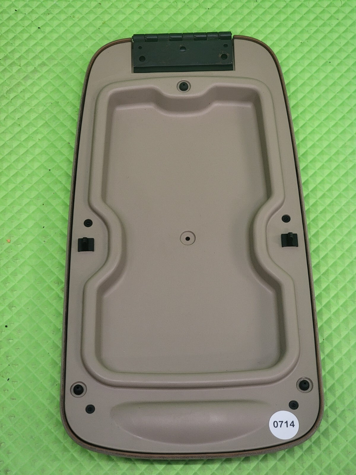 🔥99-07 Ford F250 F350 Excursion OEM Armrest Pad Lid Center Console Cover TAN