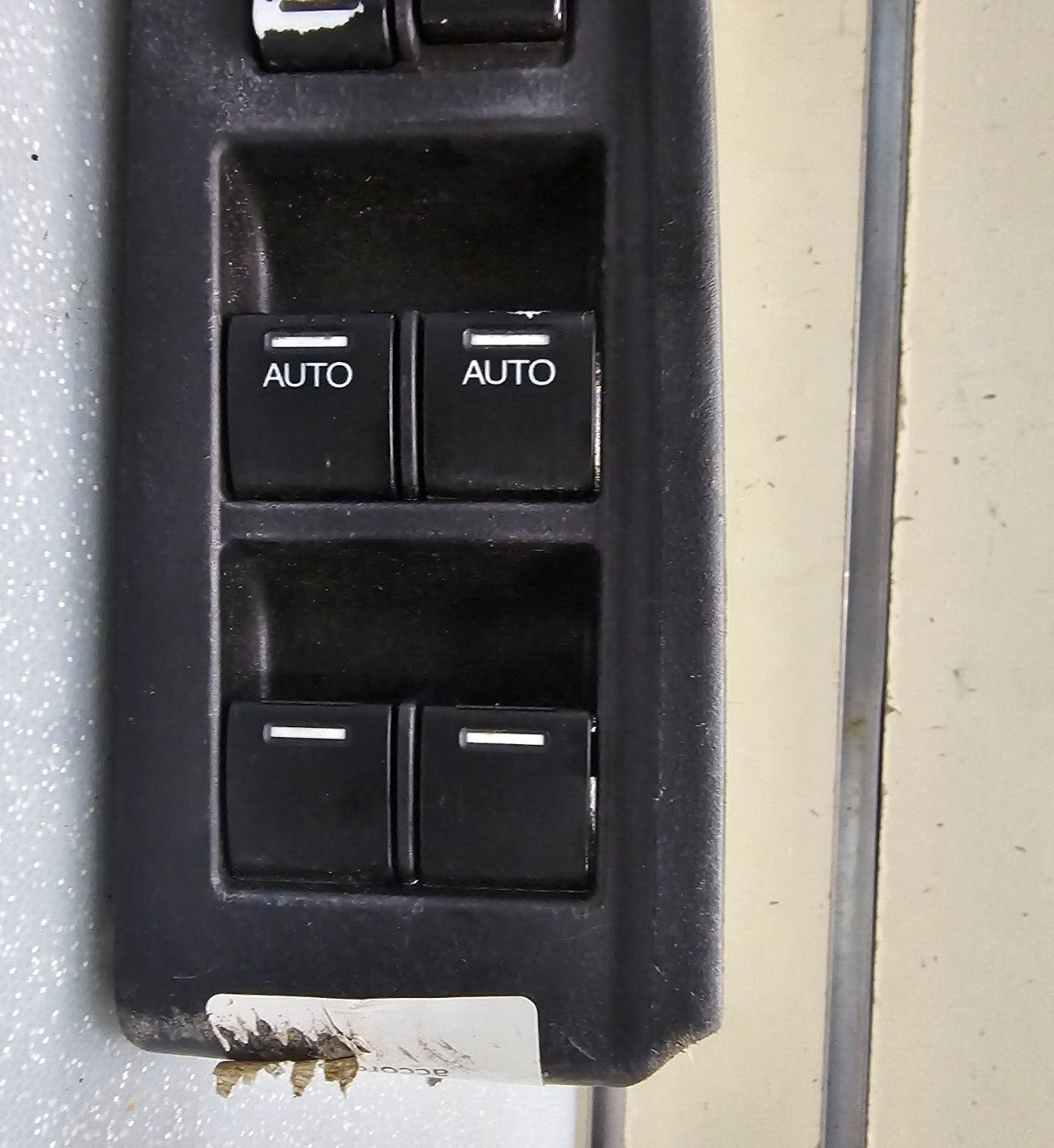 08-12 ACCORD Left Driver Door Master Power Window Lock Switch Assembly Black OEM