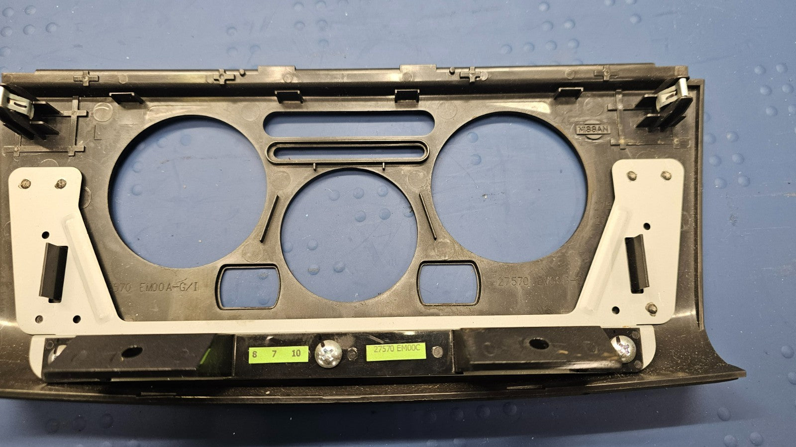 🔥07-12 VERSA Dash Temperature Climate Control A/C Bezel Trim Cover DK GRAY
