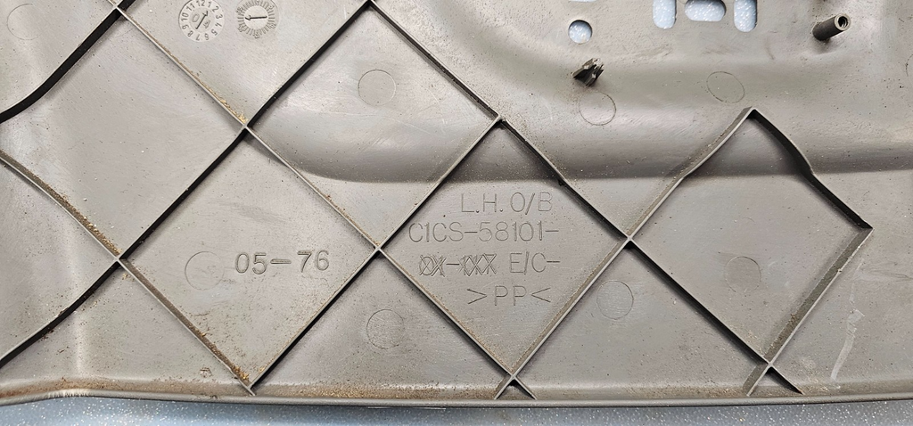 🔥04-07 Grand Caravan Town Country Left Driver Seat Outer Trim Panel Gray OEM
