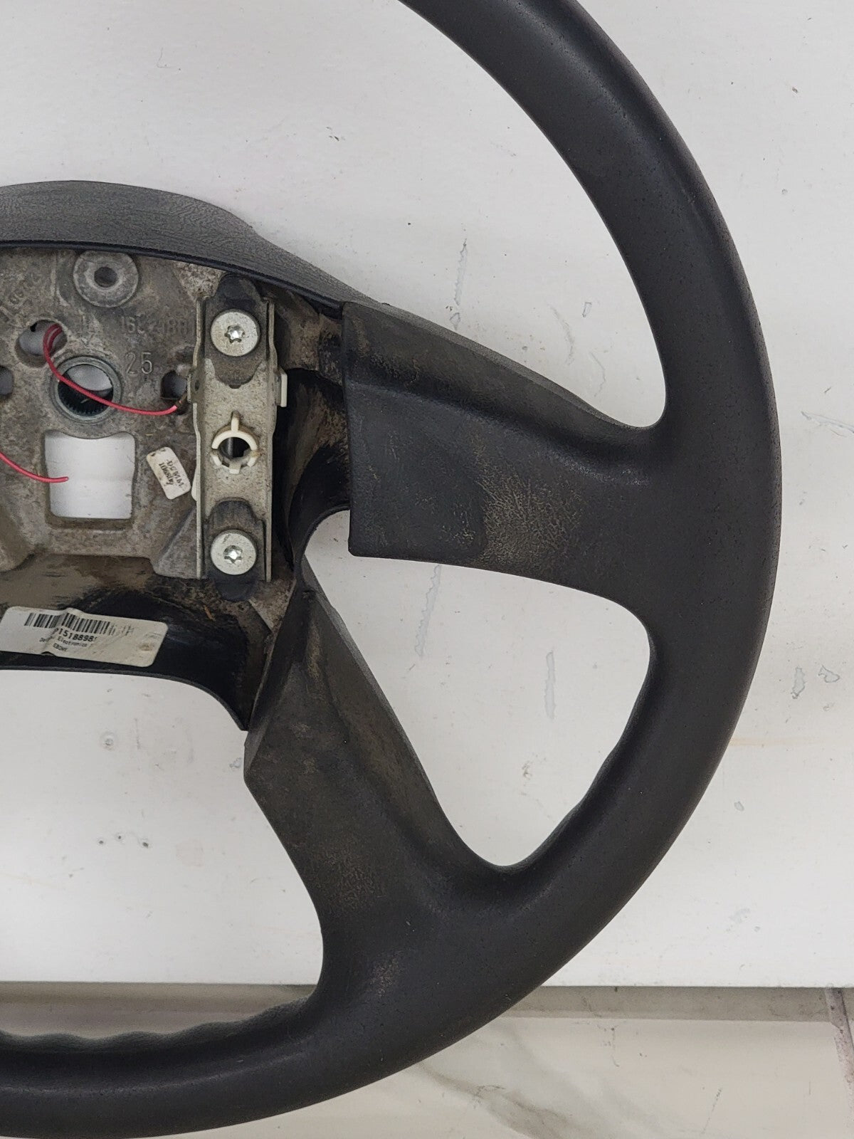 🔥03-06 SILVERADO SIERRA YUKON TAHOE SUBURBAN STEERING WHEEL LEATHER BLACK