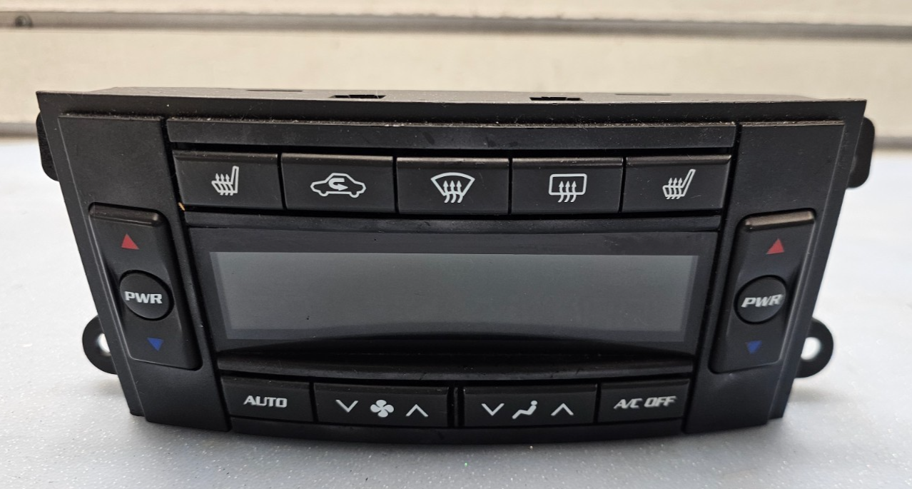 🔥03-07 Cadillac CTS Climate Control Panel Temperature A/C AC HVAC Heater Black