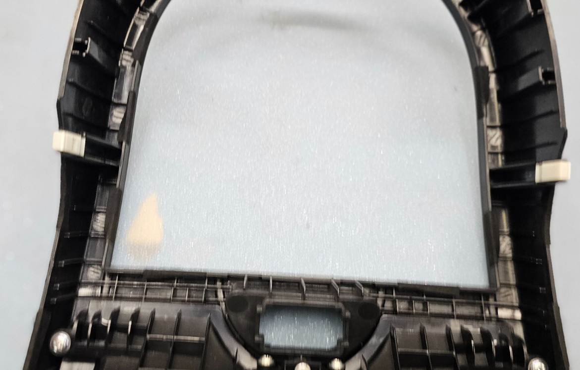 10-11 KIA SOUL PLUS CENTER DASH FM RADIO STEREO DISPLAY TRIM PANEL BEZEL GRAY