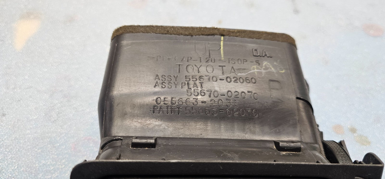 🔥03-08 COROLLA MATRIX DASH LH RIGHT AC Air Vent Heater Conditioning BLACK