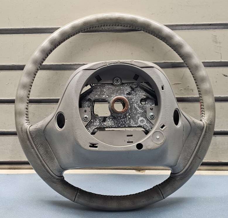 🔥98-04 Grand Marquis Crown Victoria Town Car Driver Steering Wheel Leather GRAY