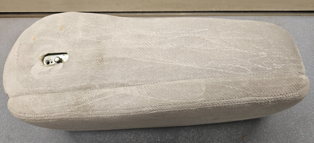 🔥00-05 Cadillac Deville Center Console Lid Armrest Arm Rest Cover Cloth Tan