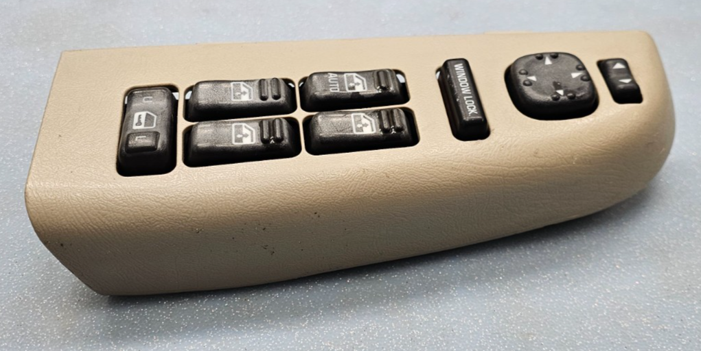 🔥03-06 SILVERADO ESCALADE LEFT Driver Master Door Window Switch Tan OEM