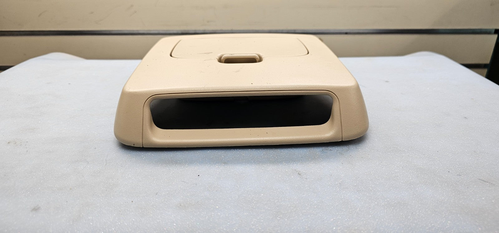 🔥04-08 Ford F-150 Front Overhead Console Cubby Storage w/Bracket TAN OEM