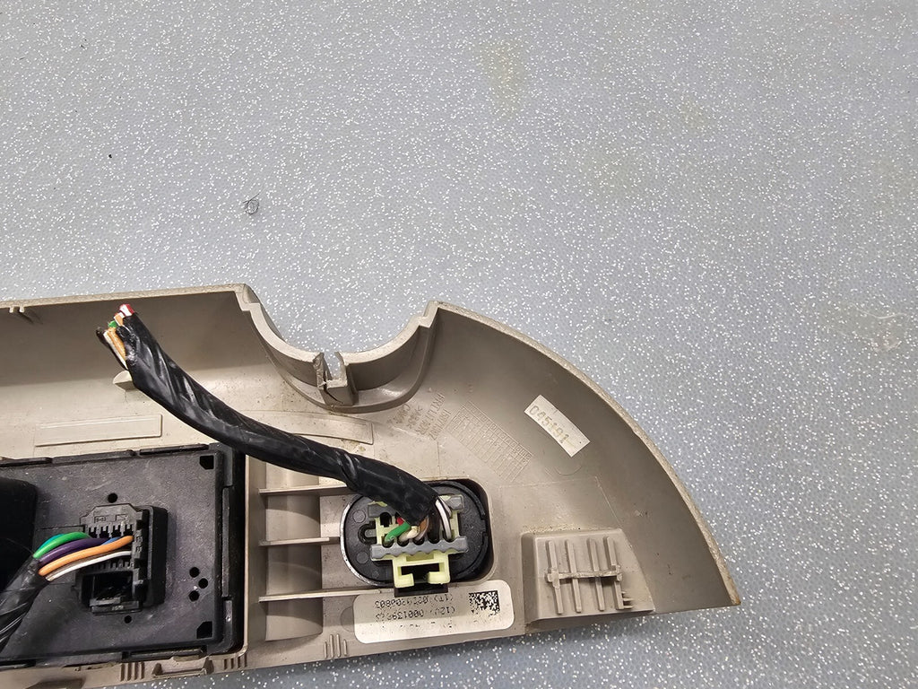 🔥07-10 SILVERADO SIERRA MASTER LEFT DRIVER POWER WINDOW SWITCH LT TAN OEM WS47