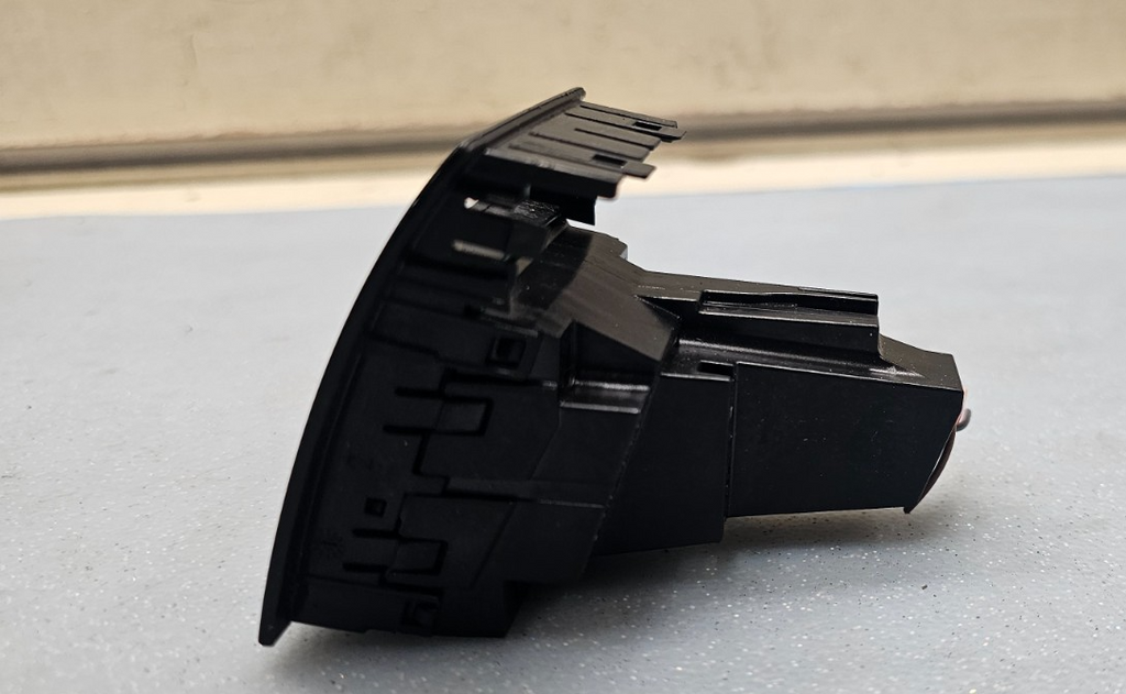 🔥12-15 VW PASSAT DASH HAZARD SWITCH WITH CLOCK BLACK OEM