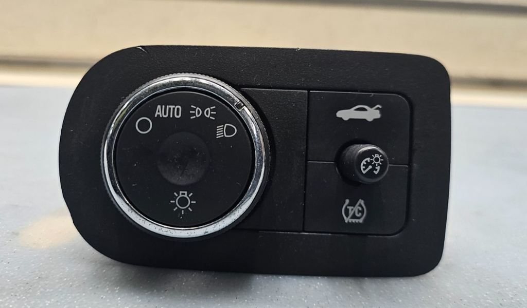 🔥06-12 CHEVY IMPALA DASH HEADLIGHT HEADLAMP DIMMER TRUNK CONTROL SWITCH BLACK