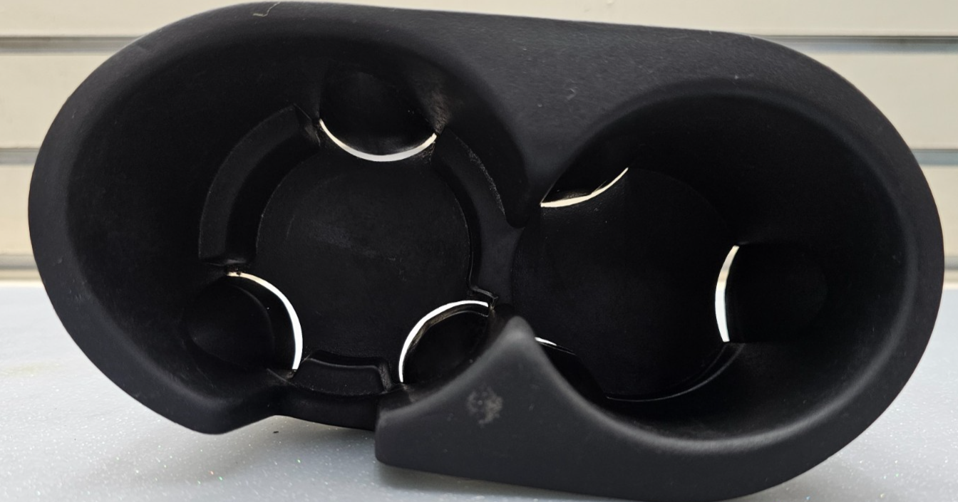 🔥05-07 Jeep Liberty Center Console Cup Drink Holder Rubber Insert OEM Black