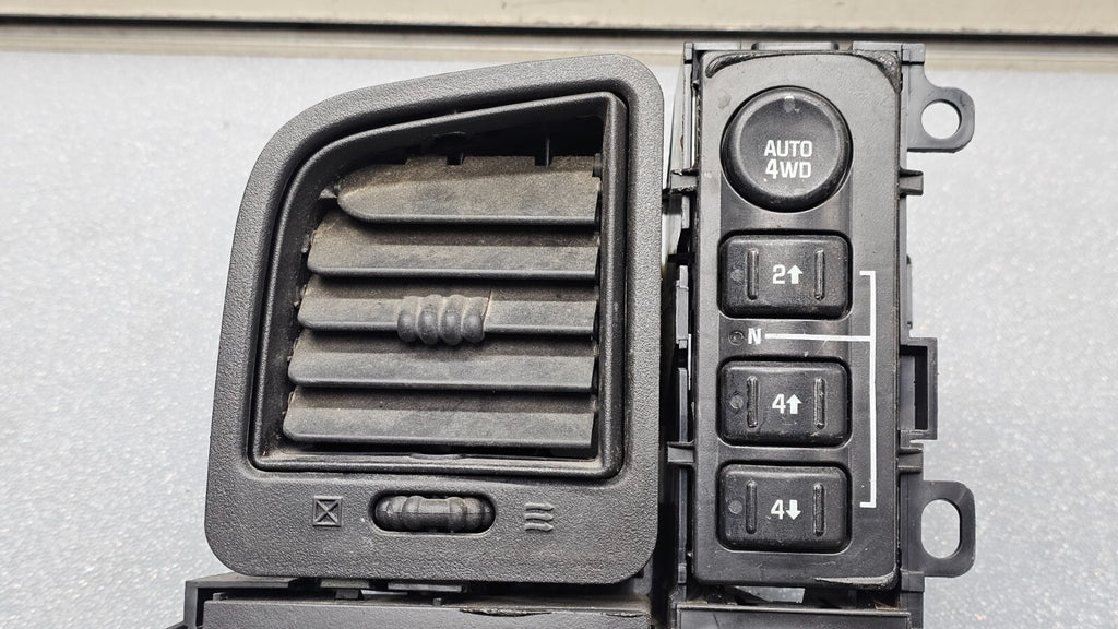 🔥99-06 Chevy Silverado Sierra Headlight Switch left Driver Air Vent Black HS19