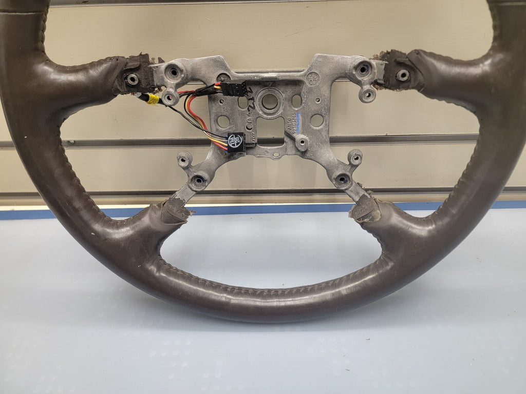🔥2006-2011 CADILLAC DTS STEERING WHEEL Leather Black